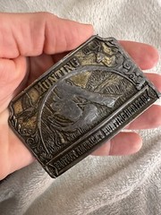 1976 Brass Belt Buckle Hunting Protect America’s Hunting Heritage 3.5&Prime; See Pics