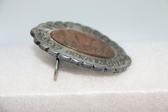 1970&rsquo;s Belt Buckle Oval Mixed Metal 200 Years Ago Liberty Bell