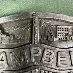 Campbell Nebraska Centennial Belt Buckle 1886–1986 Ltd Ed 200/500 Vintage