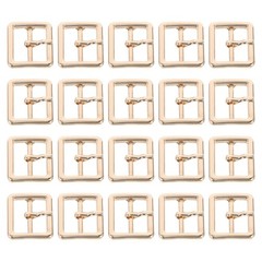 20 Pcs Belt Buckle Replacement Part Center Bar Buckles for Belts