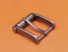 Novelty Mens Retro Single Prong Pin Metal Belt Buckle 32mm Silver Color