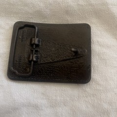 Crosman Copperhead Metal Belt Buckle Embossed Logo vintage 1.5&Prime; 70’s