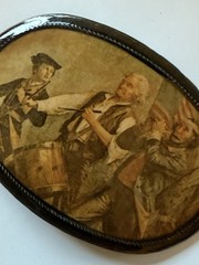 VTG Spirit of 76 American Revolution Belt Buckle Drummer Patriotic USA America