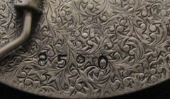 Whitetail Deer Buck Stag Pewter Belt Buckle S/N 8590 Silvertone Trees Mountain