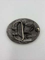 masterpiece belt buckle BA-499 eagle Attacking Nice Enamel Background