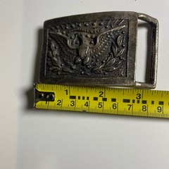 Vintage 1851 civil war Eagle sword Belt Buckle E Pluribus Unum Metal patriotic