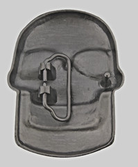 Skull Belt Buckles Tribal Metal Vintage Antique Halloween Party Costume Skeleton