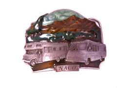 Siskiyou 1992 Naco Campground Belt Buckle Limited #231 of 500 Motorhome Vintage
