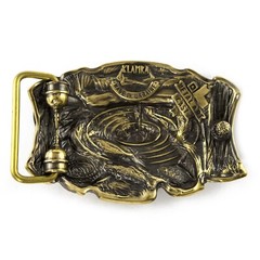 Brass belt buckle Catfish, fisherman belt buckle, fisherman gift, hunting