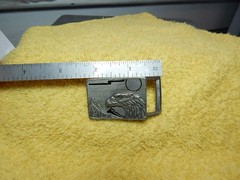 Vintage 1998 Siskiyou Buckle Co. »Oregon » SB3 #980173 Embossed Eagle Buckle