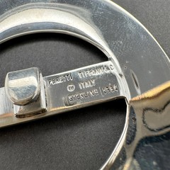 Estate Tiffany & Co. Sterling Silver Peretti Vintage Belt Buckle