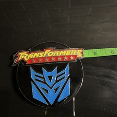 Vintage Transformers Metal Belt Buckle