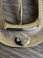 Douglas Magnus 14k Solid Gold XL Belt Buckle Set ✅