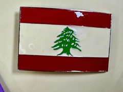 Lebanon Lebanese Liban National Flags Middle East Flag Belt Buckle
