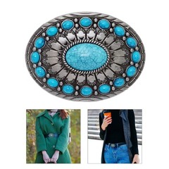 Creative Carved Pattern Belt Buckle Replace Component Adult Ethnic Belt Buckle