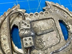 Vintage Cadillac Olive Branch Logo Cutout Belt Buckle By Mobtown 2002