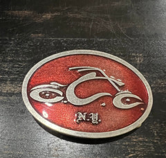 Orange County Chopper Belt Buckle – Officially Licensed – Red Color – Brand New