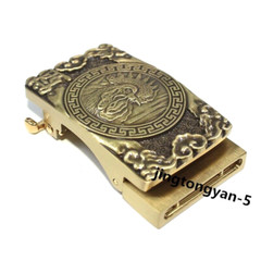 Solid Brass « Rooster » Belt Buckle Automatic Belt Buckles Fits For 35mm Wide Belt