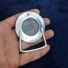 Petoskey Stone Belt Buckle Natural Fossil Coral Western Cowboy Belt Buckle