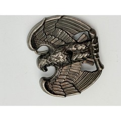 Vintage Avon Silver Tone Eagle Belt Buckle Patriotic Americana Western Biker