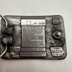 US Custom Harvesters Campaign 1990 Belt Buckle Limited Edition Western Cowboy