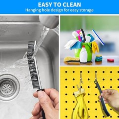 Multi-Purpose Hard Bristle Crevice Cleaning Brush -Deep Cleaning Essential Tool