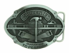 Carpenter Tradesman Metal Belt Buckle