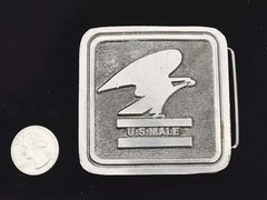 US MALE Novelty Funny United States Postal Service Mailman Vintage Belt Buckle