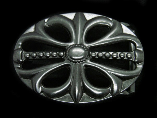 TB15103 REALLY NICE **BAROQUE ORNAMENATL** FASHION PEWTERTONE BELT BUCKLE