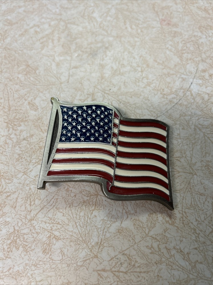 american flag belt buckel 2-5/8&Prime;x3-1/4&Prime;