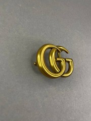 Gold GG 35mm G Belt Buckle 1.3« 