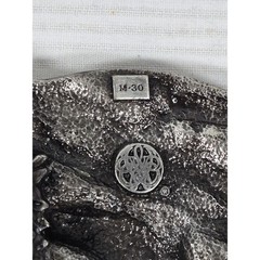 1985 Siskiyou Pewter & Enamel Belt Buckle « I&rsquo;d Rather Be Fishing » Trout M-30