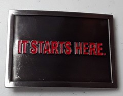 Belt Buckle , Molson Canadian , It Starts Here