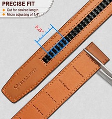 BULLIANT Belt Strap Buckles for 26&Prime;-40&Prime; Waist – 1 3/8&Prime; Width, Black3190