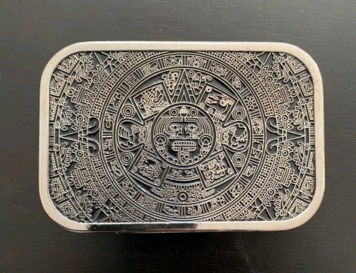 New Aztec Mayan calendar mens women&rsquo;s belt buckle