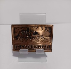 Caterpillar Brass Metal Belt Buckle Lightweight Men&rsquo;s Accessories 3&Prime;×2&Prime;