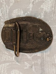 Vtg 1987 Duck Hunting Belt Buckle Made In The USA Great American Buckle Company