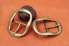 Heavy Brass Huge Western Center Bar Pin Belt Buckle for Leather Belt Fit 45mm