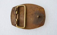 Missouri Pacific Mo Pac Railroad Belt Buckle Dyna Trains Locomotive Streamliner