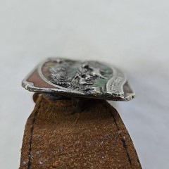 VTG 1983 Siskiyou Belt Buckle Let The Glory Of The Lord Endure Forever Paradise