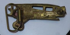 Great American Buckle Co Biplane Brass Belt Buckle