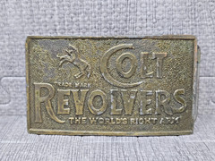 Vintage Estate Colt Revolvers Belt Buckle Good Condition