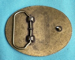 WW2 Veteran Oval Shaped Belt Buckle United States of America WWII