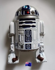 1pce Belt Buckle Star Wars R2D2 White 6.3×9.3cm Suit 4cm Belt Width