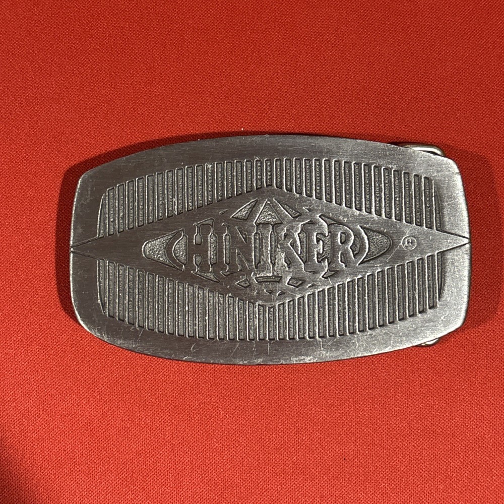 HINIKER Manufacturing Impressive Estate 3.75” Long Belt Buckle By Hit Line USA