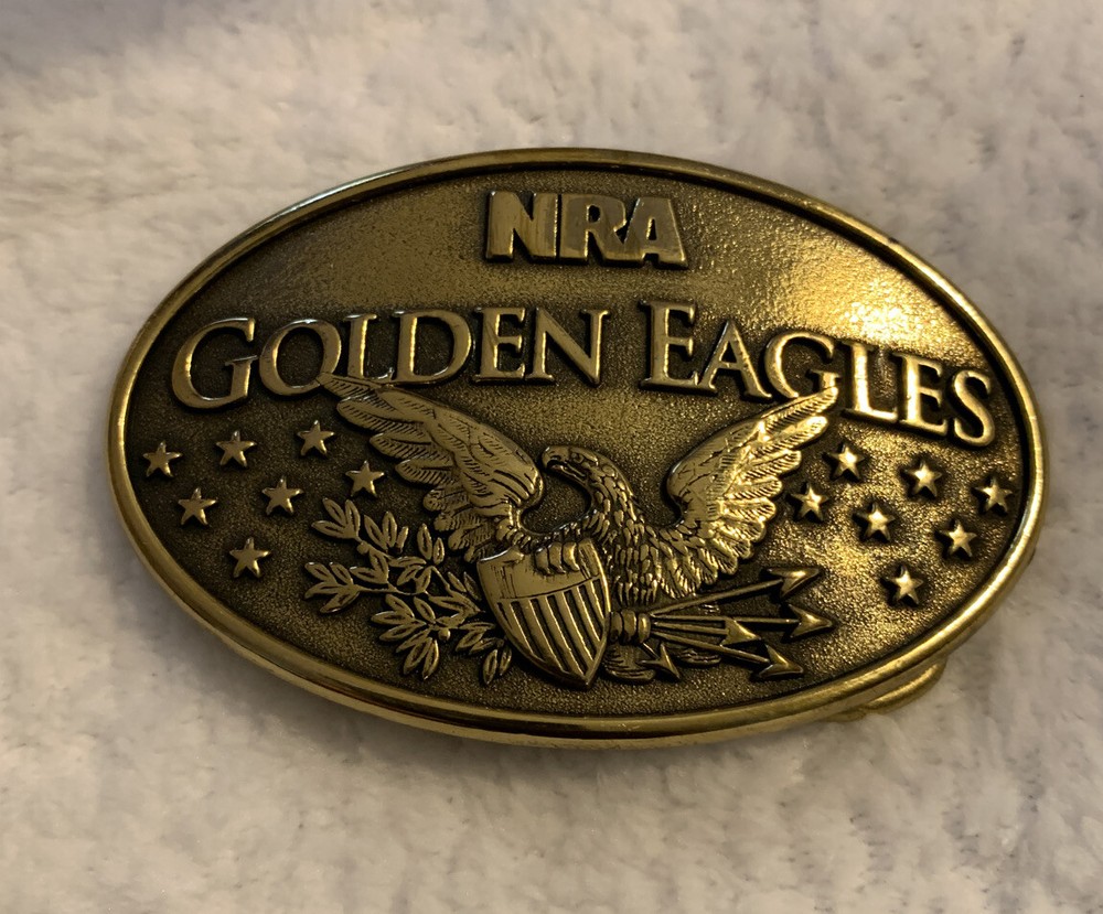 NRA Golden Eagles Limited Edition Belt Buckle
