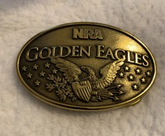 NRA Golden Eagles Limited Edition Belt Buckle