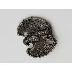 Vintage Avon Silver Tone Eagle Belt Buckle Patriotic Americana Western Biker