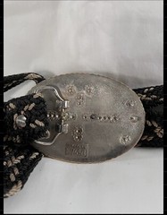Western Cowboy Rope Style Belt & Eagle Belt Buckle Sz: 34 – 36