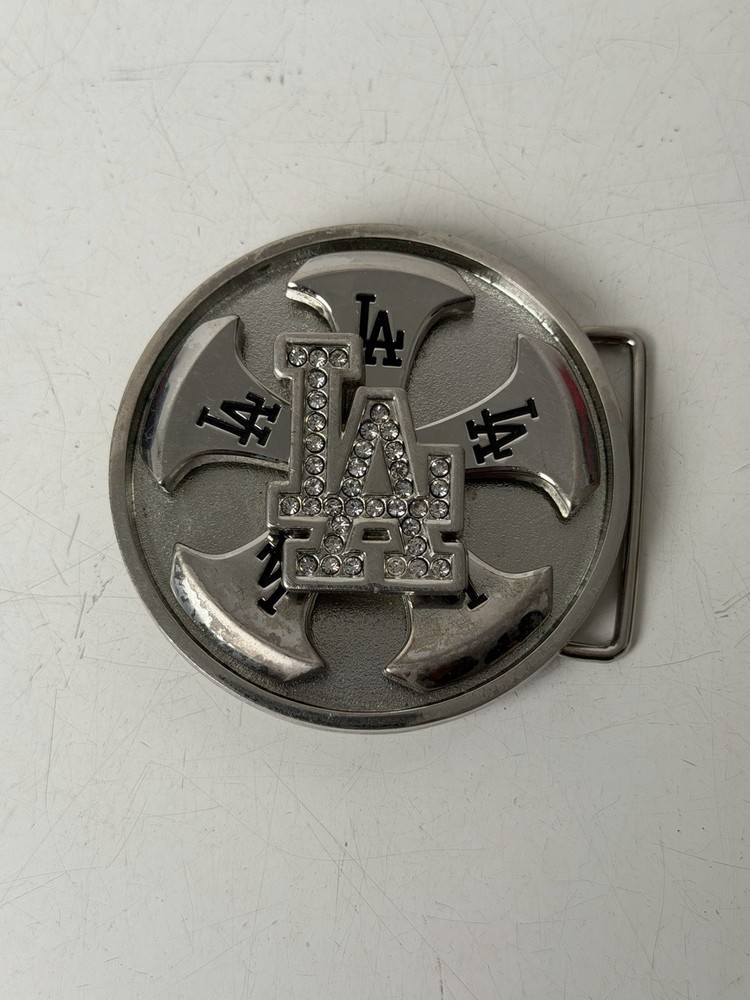 Spinners Belt Buckle LA Los Angeles Dodgers Spinning Me&rsquo;n Co/MLBP 2005